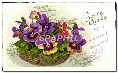 Cartes postales Fantaisie Fleurs