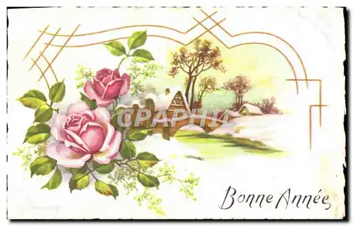 Cartes postales Fantaisie Fleurs