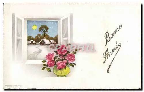 Cartes postales Fantaisie Fleurs