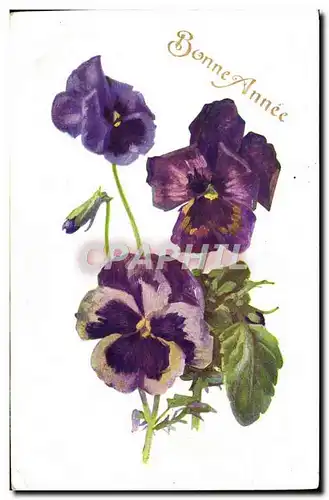 Cartes postales Fantaisie Fleurs