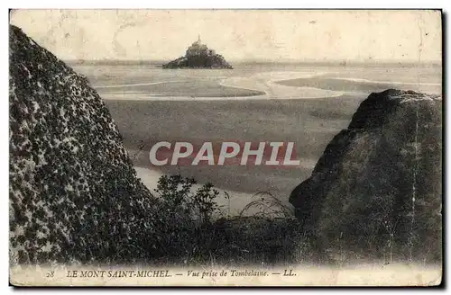 Cartes postales Mont Saint Michel Vue prise de Tombelaine