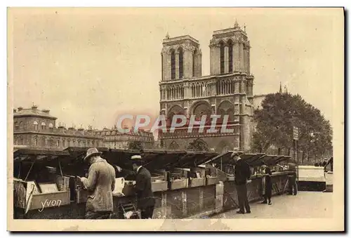 Ansichtskarte AK Paris Notre Dame Les bouquinistes