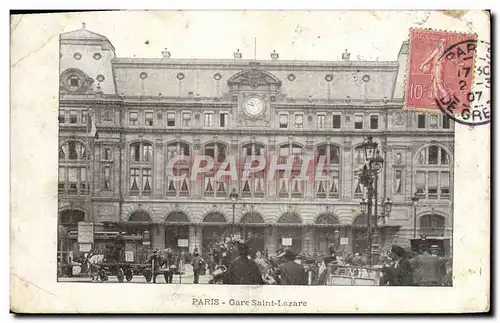 Cartes postales Paris Gare Saint Lazare