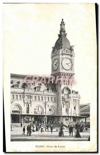 Cartes postales Paris Gare de Lyon