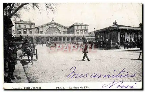 Cartes postales Paris La Gare de L&#39Est