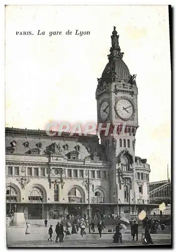 Cartes postales Paris La Gare de Lyon