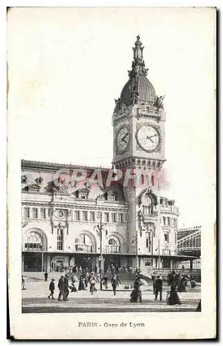 Cartes postales Paris Gare de Lyon