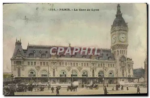 Cartes postales Paris Gare de Lyon