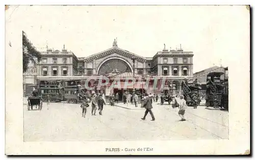 Cartes postales Paris Gare de l&#39Est Autobus