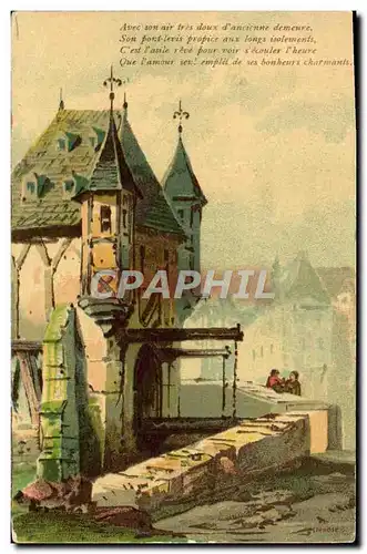 Cartes postales Fantaisie Chateau