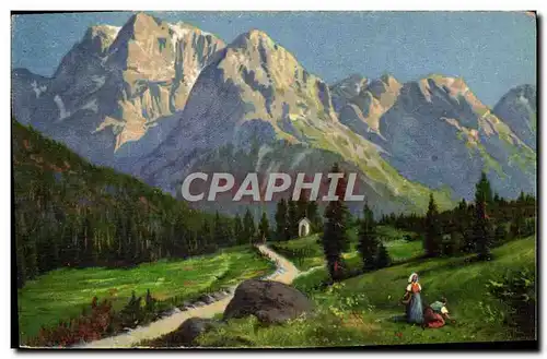 Cartes postales Fantaisie Montagne