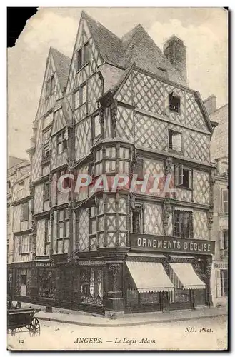 Cartes postales Angers Le Logis Adam