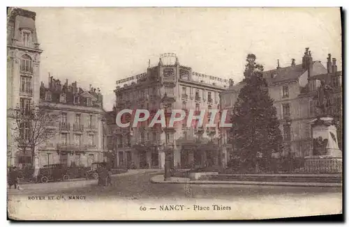 Cartes postales Nancy Place Thiers