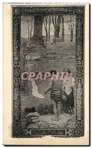 Cartes postales Peintures Murales du Pantheon Puvis De Chavannes