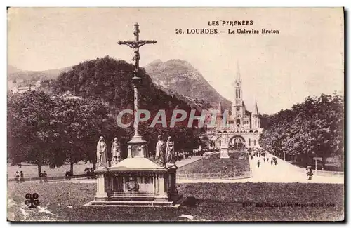 Cartes postales Lourdes Le Galvaire Breton