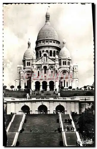 Moderne Karte Paris Basilique Du Sacre Coeur