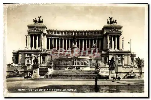 Ansichtskarte AK Roma Monument a Vittorio Emanuele