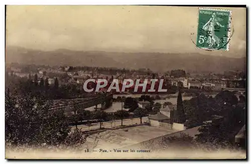 Cartes postales Pau Vue Sur les Coteaux