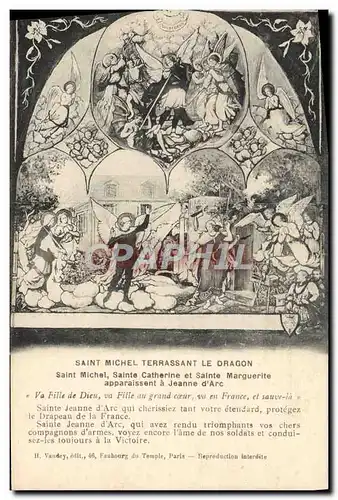 Cartes postales Saint Michel Terrassant Le Dragon Jeanne d&#39arc