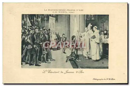 Cartes postales La Bienheureuse Jeanne D&#39Arc L&#39etendard de Jeanne d&#39arc