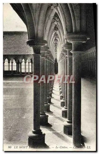 Cartes postales Le Mont Saint Michel Le Cloitre