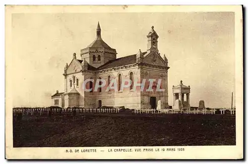 Cartes postales Notre Dame De Lorette La Chapelle Vue Prise Le 19 mars 1926