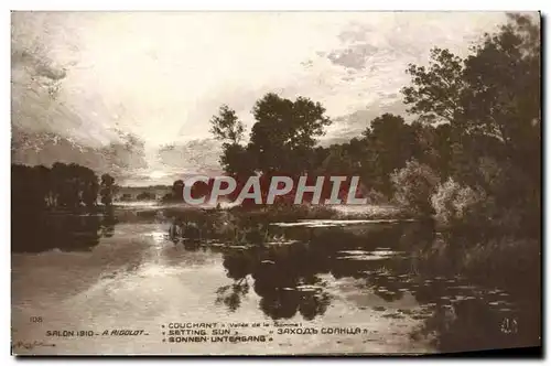 Cartes postales Salon 1910 Couchant Rigolot