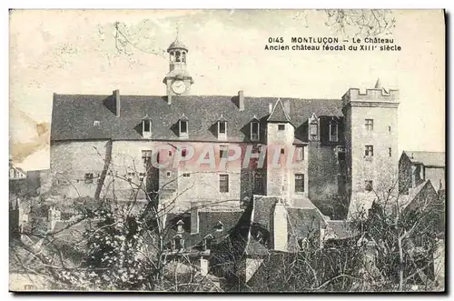Cartes postales Montlucon Le Chateau Ancien Chateau feodal