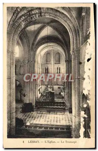 Cartes postales Lessay L&#39Eglise Le Transept