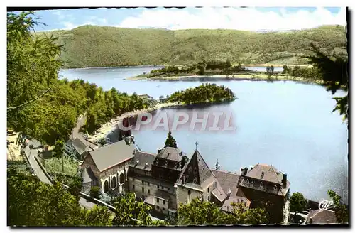 Moderne Karte Lac De Sarrans Vue D&#39ensemble sur la Presqu&#39ile de Laussac Hospice de la Deveze