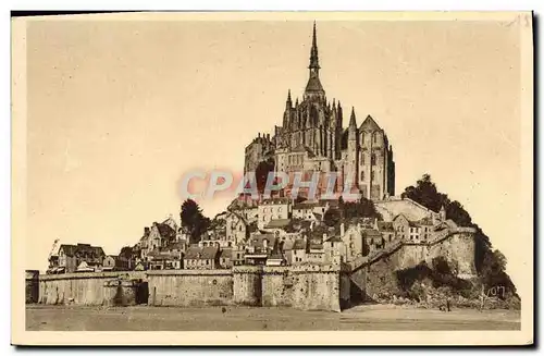 Ansichtskarte AK La Douce France Le Mont Saint Michel Vue Generale Cote Nord Est