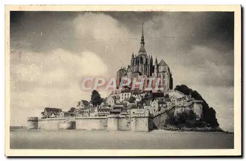 Ansichtskarte AK Abbaye Du Mont Saint Michel Vue Generale Face Est