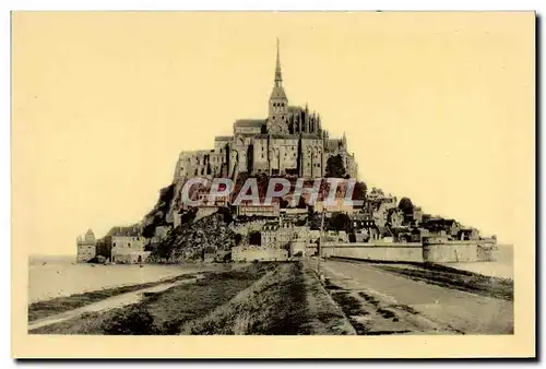 Cartes postales Abbaye Du Mont Saint Michel Vue Generale Face Sud