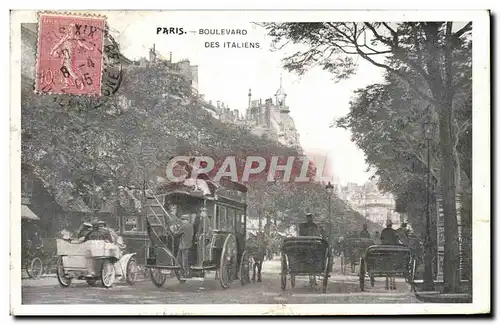 Cartes postales Paris Boulevard Des Italiens