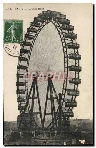 Cartes postales Paris Grand Roue