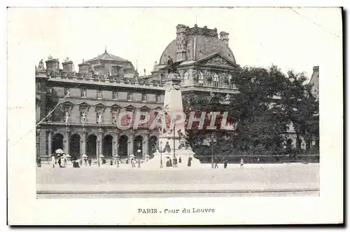 Cartes postales Paris Cour Du Louvre