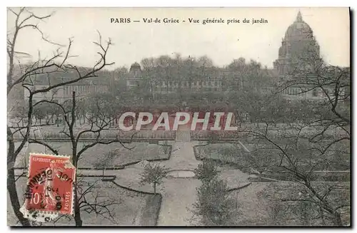 Cartes postales Paris Val De Grace Vue Generale Prise Du Jardin