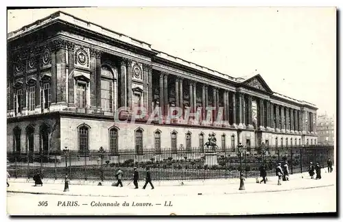 Ansichtskarte AK Paris Colonnade Du Louvre