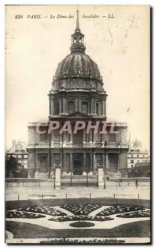 Cartes postales Paris Le Dome Des Invalides