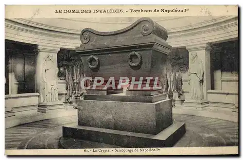 Cartes postales Le Dome Des Invalides Le Tombeau De Napoleon 1er Paris