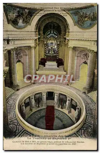 Cartes postales Paris Chapelle Des invalides Le Tombeau De Napoleon 1er