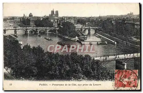 Ansichtskarte AK Paris Panorama De La Cite Vue Pris Du Louvre