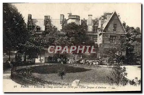 Cartes postales Paris L&#39Hotel De Cluny