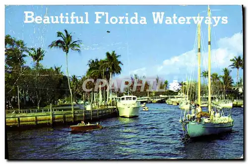 Cartes postales moderne Beautiful Florida Waterweays Bateaux