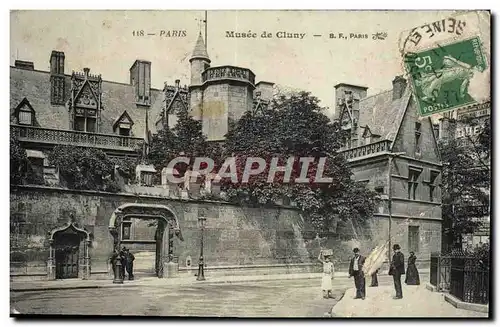 Cartes postales Paris Musee De Cluny