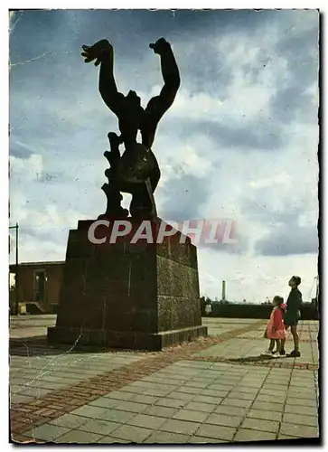 Cartes postales moderne Rotterdam Monument Van De Verwoeste Stad Zadkine