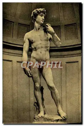 Cartes postales Michel Ange Florance Academie Des Beaux Arts