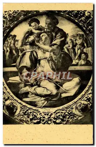 Cartes postales Michel Ange Florence Musee Des Offices la Sainte Famille