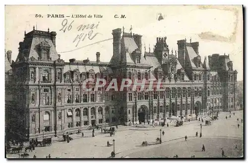 Cartes postales Paris L&#39Hotel De Ville