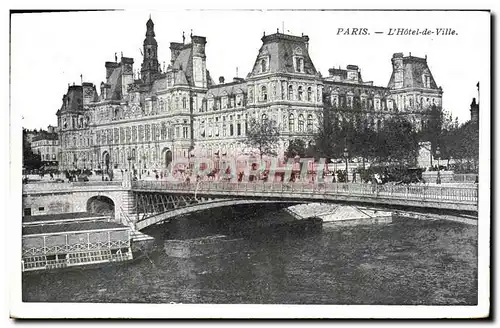 Cartes postales Paris L&#39Hotel De Ville